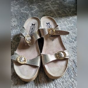 Mephisto Air-Relax Wedge Sandals - size 37